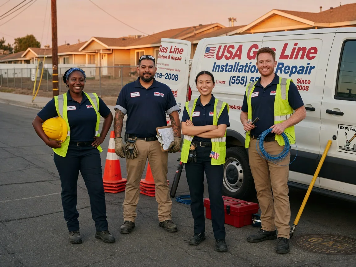 Gas Line Installation company in Skidmore, TX